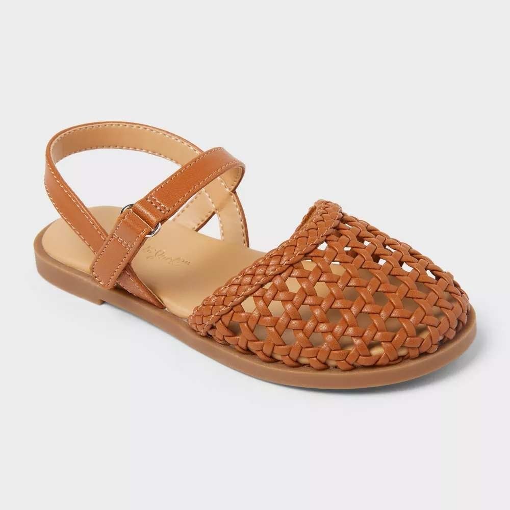 Baby Girl Makaya Sandals by Cat & Jack Brown Size 6 New With Tags